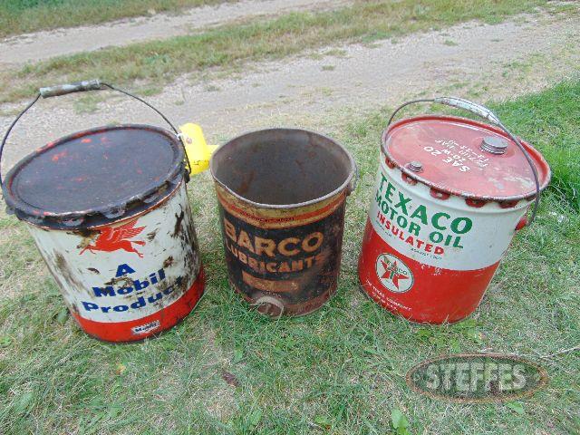 (3) 5 gal. cans, Barco, Mobil - Texaco (sold price each, x three)_1.jpg